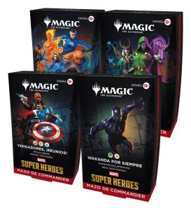 Magic the Gathering Marvel Super Heroes Commander Decks...