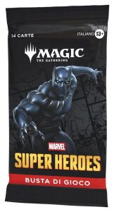 Magic the Gathering Marvel Super Heroes Play-Booster Display (30) italienisch