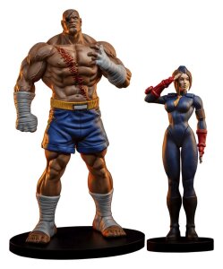 Street Fighter Street Jam Statuen 1/10 Sagat & Juli...