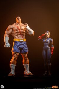 Street Fighter Street Jam Statuen 1/10 Sagat & Juli...