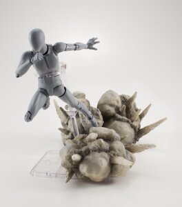 Tamashii Effect Actionfiguren-Zubehör Explosion Gray Ver. for S.H.Figuarts