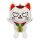 Dandadan Plüschfigur Turbo Granny (Beckoning Cat) B 12 cm