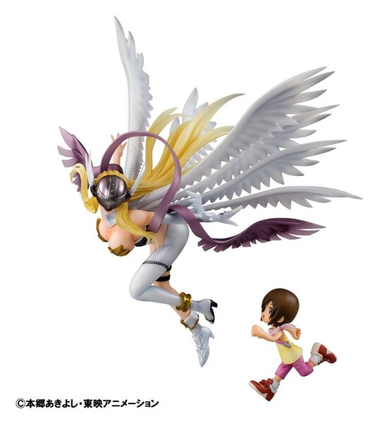 Digimon Adventure Precious G.E.M. Serie PVC Statue Angewomon & Hikari Yagami 22 cm