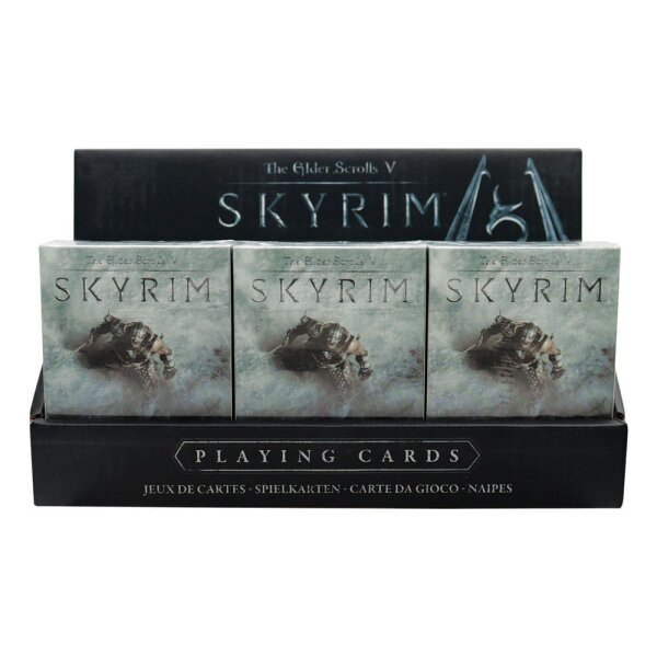 Elder Scrolls Skyrim Spielkarten Display (12)