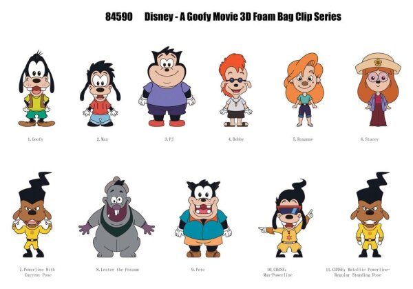 Goofy - Der Film 3D PVC-Taschenanhänger Series 74 Display (24)