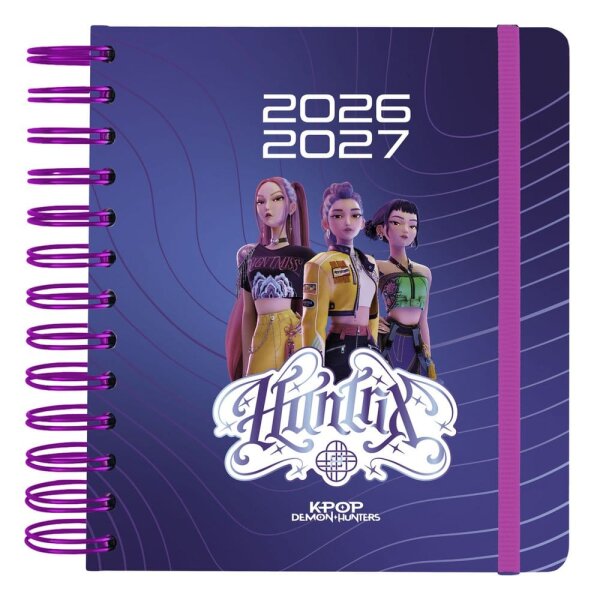 KPop Demon Hunters Terminkalender Tagesplaner 2026/2027 A5