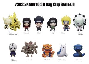 Naruto 3D PVC-Taschenanhänger Series 8 Display (24)