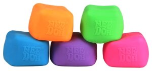 NeeDoh Anti-Stress-Ball Nice Cube Glow (Glow in the Dark)...