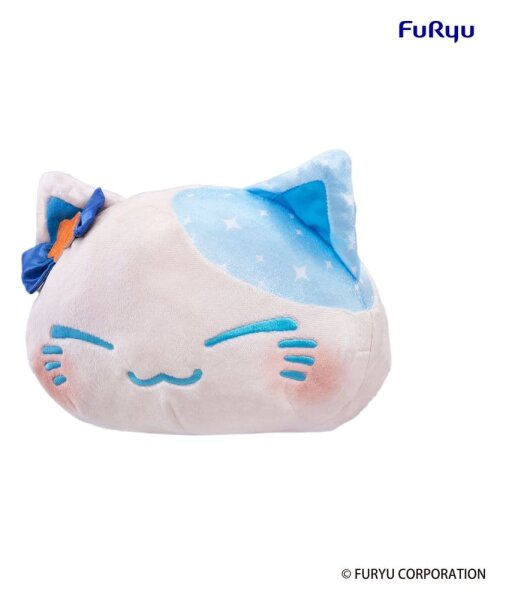 Nemuneko Cat Big Plush Plüschfigur Blue 35 cm