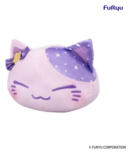 Nemuneko Cat Big Plush Plüschfigur Purple 35 cm