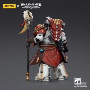Warhammer 40,000 Actionfigur White Scars Stormseer Consulwith Force Staff and Bolt Pistol 12 cm