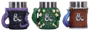 Dungeons & Dragons 3er Set Mini-Krüge Mini Monster 9 cm
