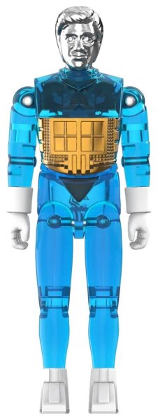 Micronauts ReAction+ Actionfigur Wave 03 Time Traveler (Translucent Blue) 10 cm