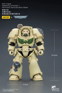 Warhammer 40,000 Actionfigur Dark Angels Deathwing Terminator 1 with Power Sword and Storm Bolter 14 cm
