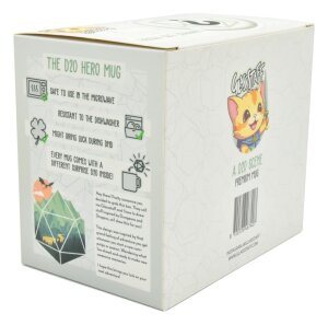 Glassstaff Geschenkbox Tasse & Würfel D20 A D20...