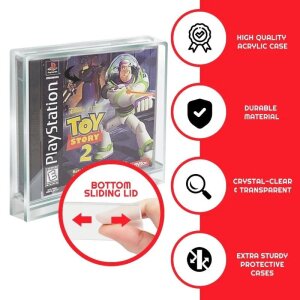 Acrylgehäuse 2er-Pack für PlayStation 1