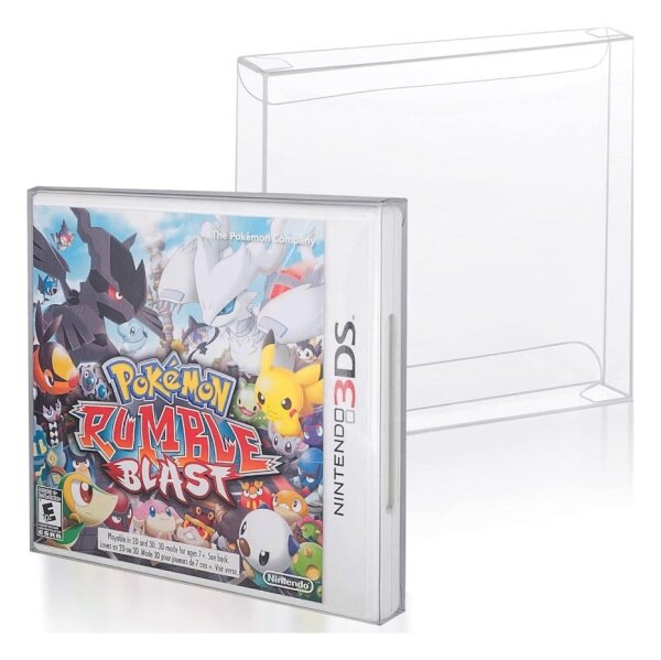 PET Gehäuse 25er-Pack für Nintendo PS1/Single CD/Dreamcast (Jewel Case) Games
