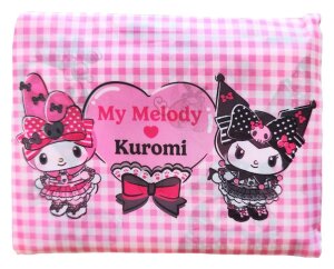 Sanrio Pink Black Party Series Tragetasche Kuromi & My Melody Foldable