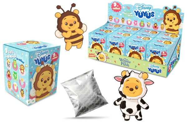 Disney YuYus Schlüsselanhänger Winnie Puuh 12 cm Blindbox Display (8)