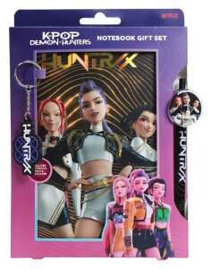 KPop Demon Hunters Notizbuch Geschenk-Set Golden