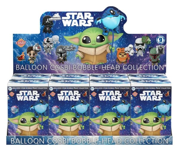 Star Wars Cosbi Minifiguren Balloon 8 cm Blind Box Display (8)
