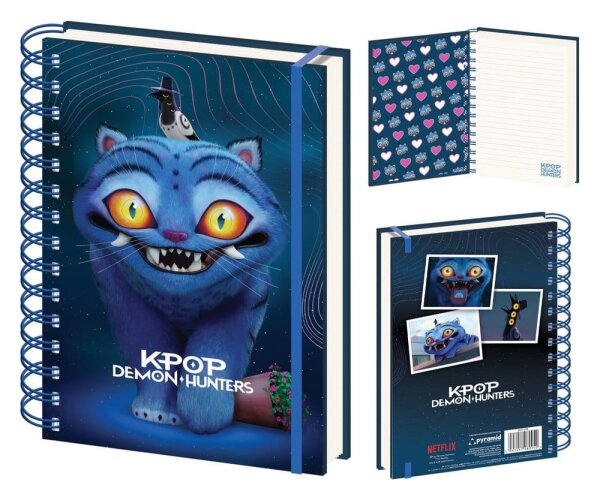 KPop Demon Hunters 3D Wiro Notizbuch A5 Derpy Tiger