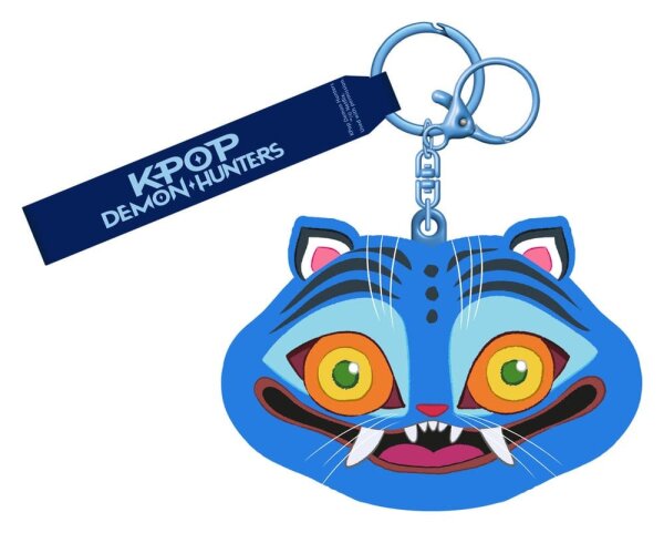 KPop Demon Hunters Silikon Schlüsselanhänger Derpy Tiger
