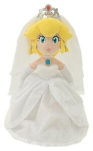 Super Mario Plüschfigur Princess Peach Wedding 40 cm