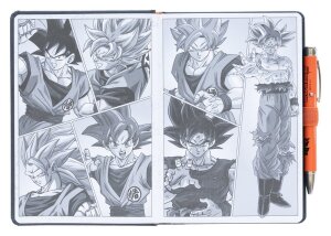 Dragon Ball Premium Notizbuch A5 mit Projektorstift Super Goku