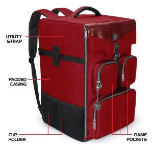 Enhance Brettspiel Rucksack Collectors Edition Rot