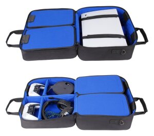 Enhance USA Gear S23 Console Gaming PlayStation Tasche Blau