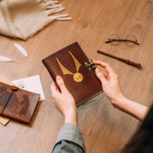 Harry Potter Notizbuch aus veganem Leder
