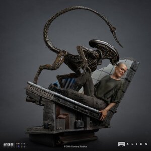 Alien 3 Art Scale Statue 1/10 Ellen Ripley and Dog Alien 23 cm