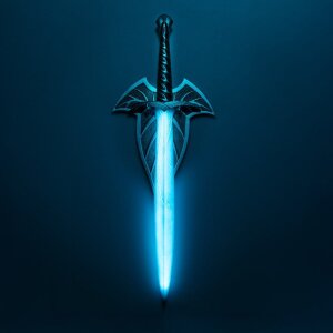 Der Herr der Ringe Stich Lampe Schwert 51 cm