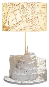 Der Herr der Ringe Tischlampe mit Schirm Minas Tirith 34 cm