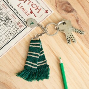 Harry Potter Schlüsselanhänger Slytherin Schal 15 cm
