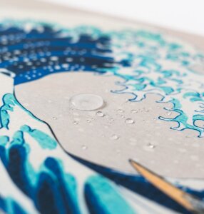 Hokusai Die große Welle vor KanagawaXL Mauspad 80 x 35 cm