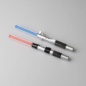Star Wars Set mit 2 Lichtschwert-Stiften Luke Skywalker...