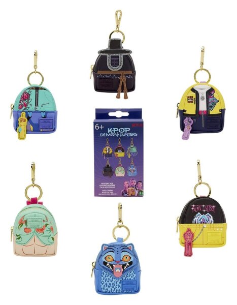 KPop Demon Hunters by Loungefly Taschenanhänger Mystery Box Display (15)