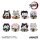 Demon Slayer Mega Cat Project Minifiguren 6 cm Demon Slayer Fortune Cats ver. 02 Blind Box Display (8) (Repeat)