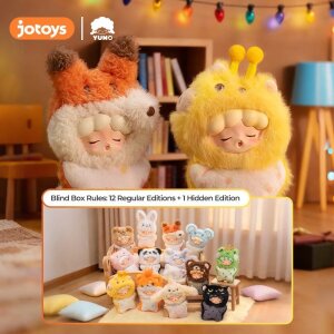 Yumo Angry animals Plüsch-Minifiguren Blindbox 9 cm...