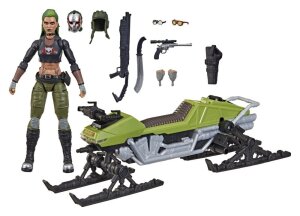 G.I. Joe Classified Series Actionfigur und Fahrzeugset #194 Zanya und Dreadnok Chameleon (Swamp Skier) 15 cm
