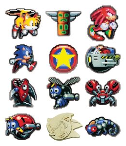 Sonic The Hedgehog Mystery Ansteck-Pins Blind Box Display...