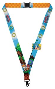 Sonic The Hedgehog Schlüsselband & Ansteck-Pin Set