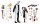 Terrifier 2 2er-Pack Actionfiguren Ultimate Art the Clown & Little Pale Girl 18 cm