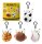 Peanuts Super Duper Plüsch Schlüsselanhänger Blind Bags Wave 1A Display (12)