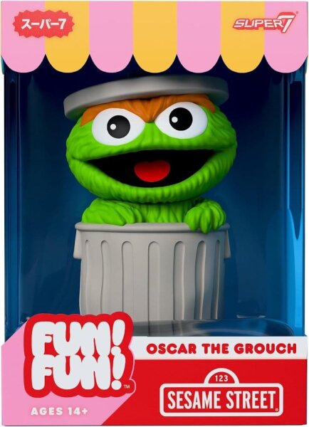 Sesamstraße Fun! Fun! Minifigur Wave 01 - Oscar the Grouch 18 cm