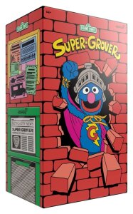 Sesamstraße Supersize Vinyl Figur Super Grobi 36 cm