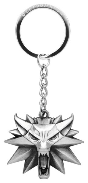 The Witcher 3 Schlüsselanhänger Wolf Medallion