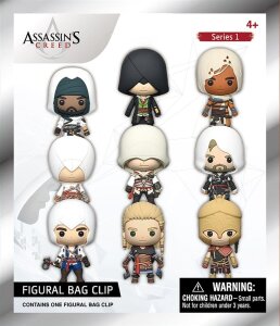 Assassins Creed 3D Schaumstoff-Taschenanhänger Serie...